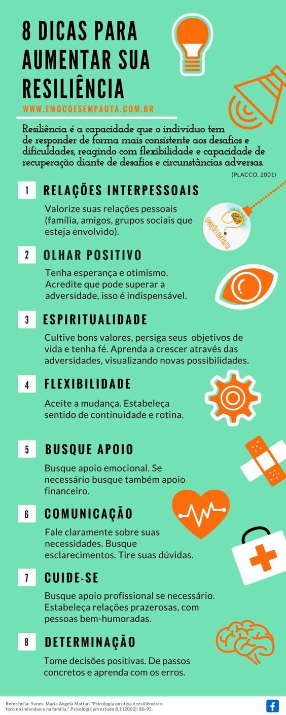 8 DICAS PARA MELHORAR A RESILÊNCIA